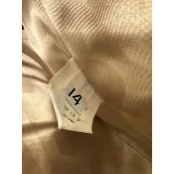 Vintage Monterey Fashions Faux Fur & Knit Womens Jacket Size 14 Tan Beige Made I - Picture 5 of 9